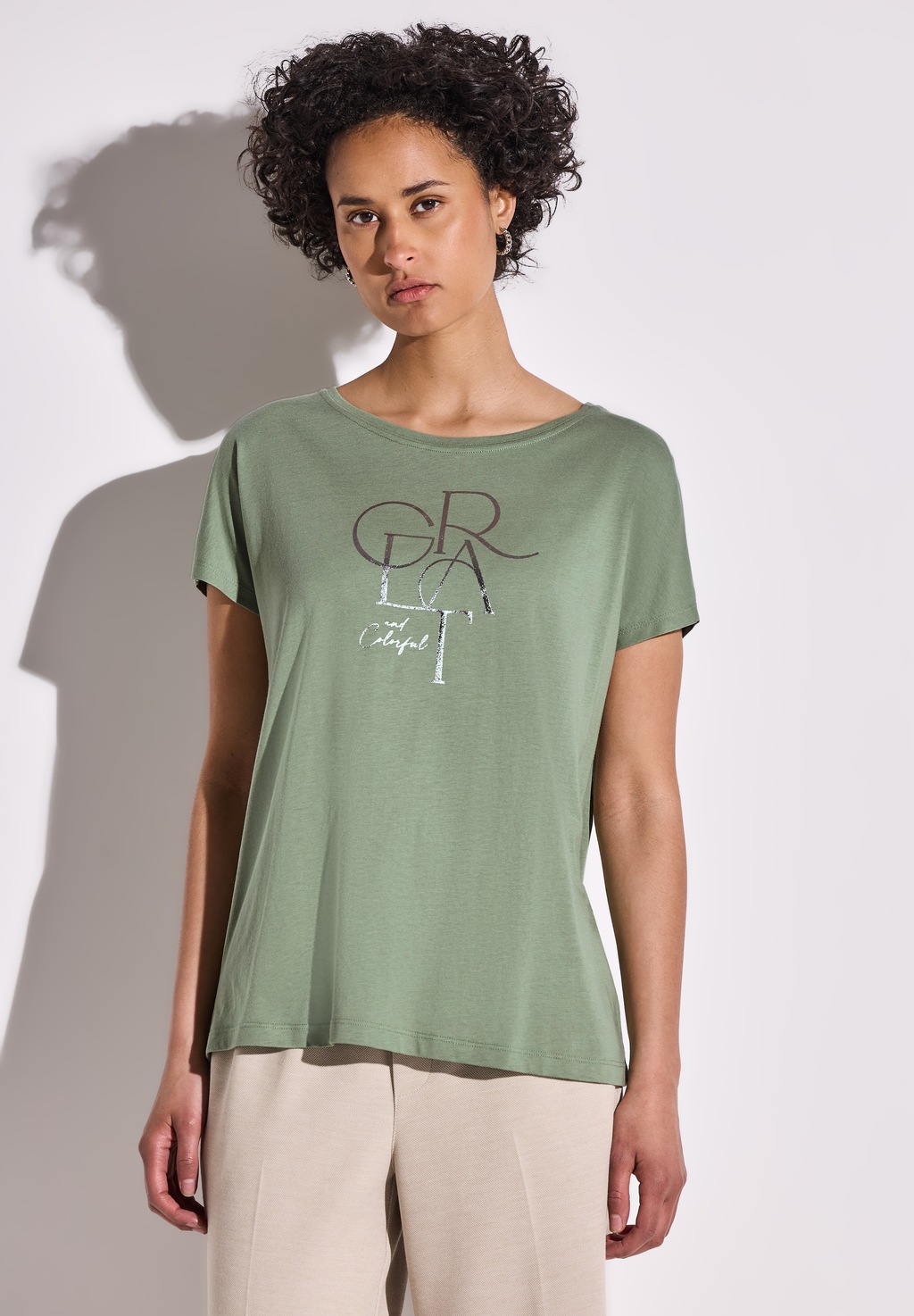 STREET ONE T-Shirt, im soften Baumwoll-Mix günstig online kaufen