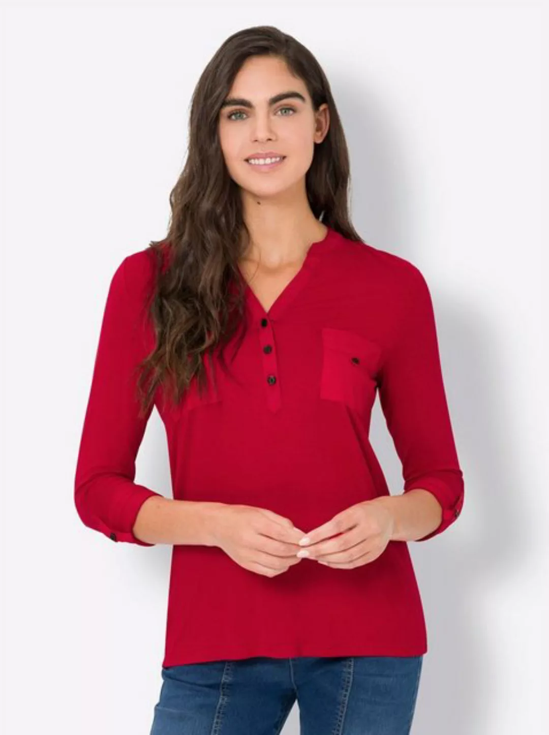 heine Langarmshirt "Shirtbluse", (1 tlg.) günstig online kaufen