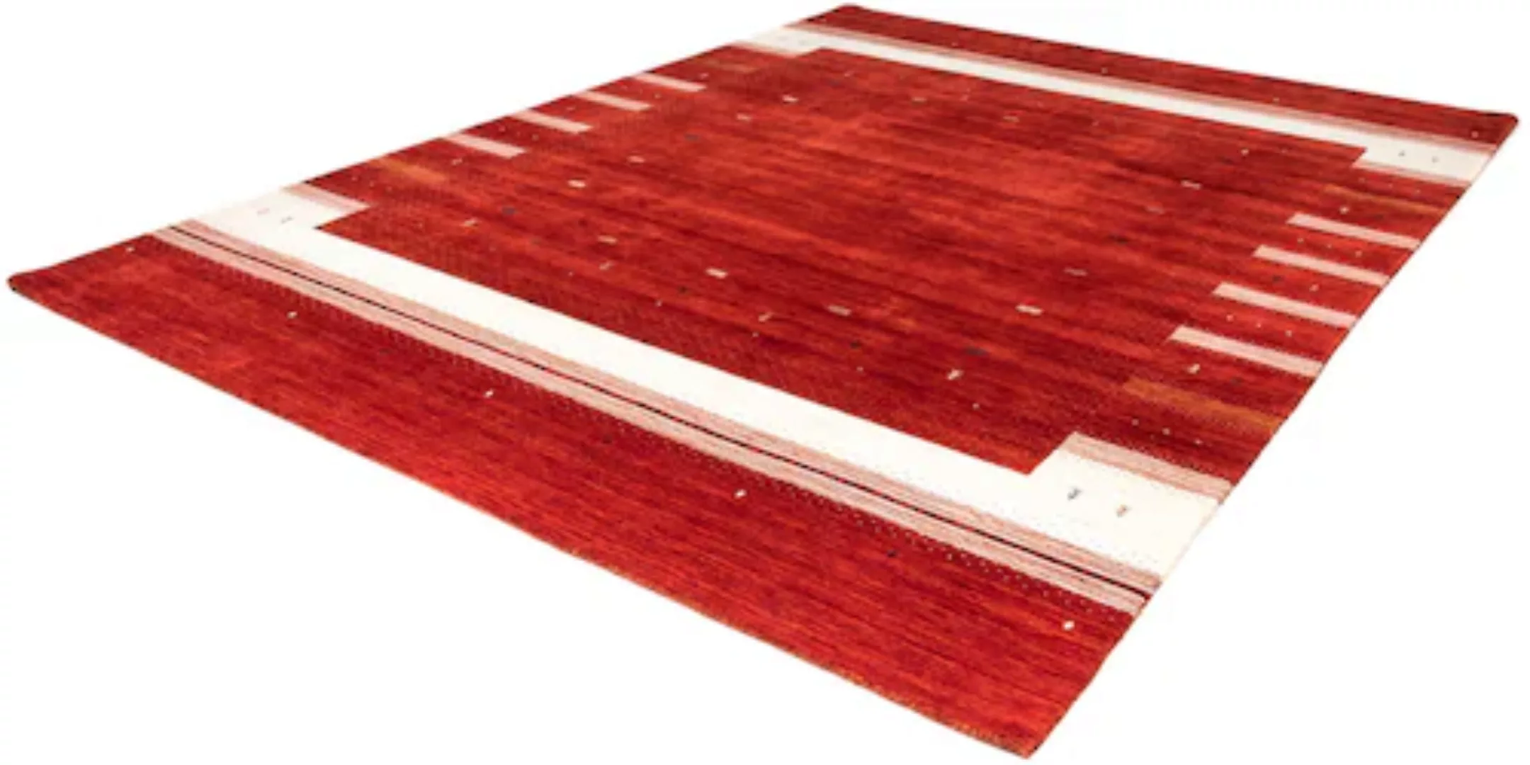morgenland Wollteppich »Loribaft Minimal Rosso 345 x 255 cm«, rechteckig günstig online kaufen