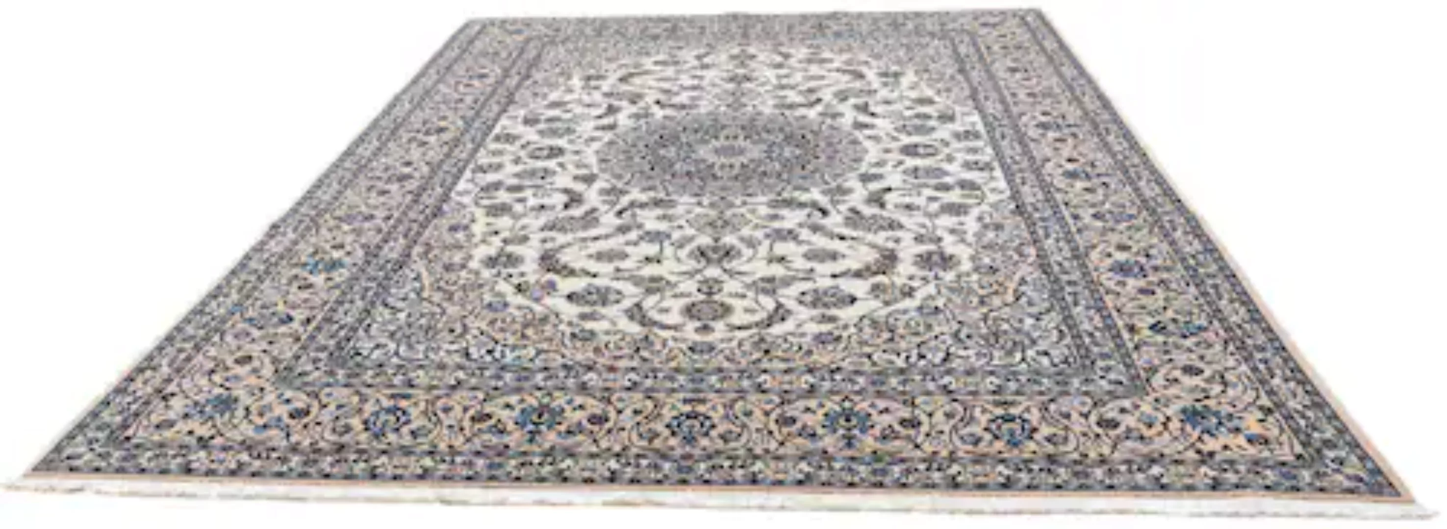 morgenland Wollteppich »Nain 9la Medaillon Beige 344 x 247 cm«, rechteckig günstig online kaufen