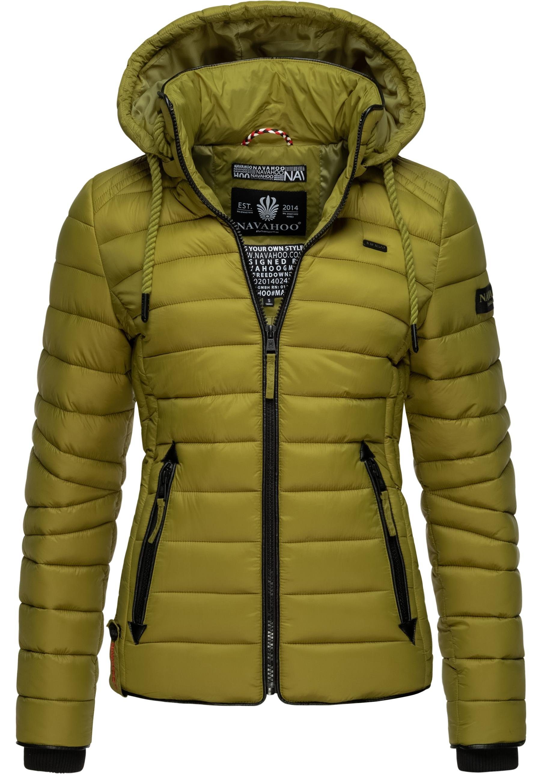 Navahoo Steppjacke "Lulana", mit Kapuze, leichte Übergangsjacke mit Kapuze günstig online kaufen