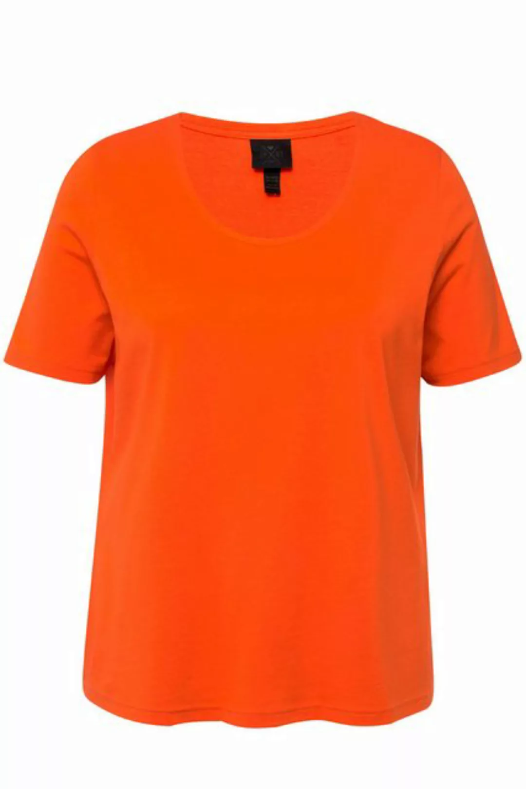 Ulla Popken Rundhalsshirt T-Shirt Modalmix Classic Rundhals Halbarm günstig online kaufen