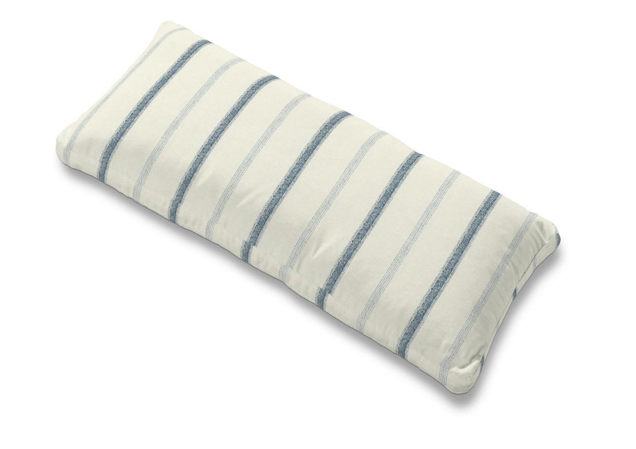 Kissenbezug Karlstad 67x30cm, creme- blau gestreift, Kissenbezug Karlstad 6 günstig online kaufen