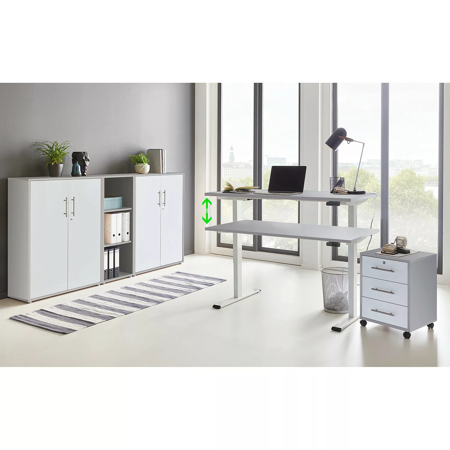 BMG Möbel Büromöbel-Set "Tabor", (Set, 5 St.) günstig online kaufen