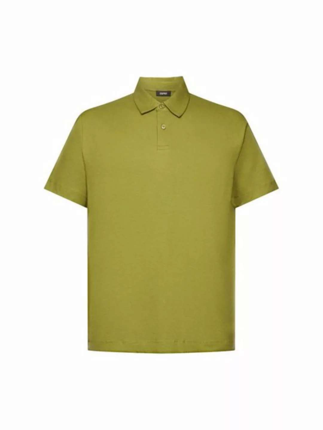 Esprit Collection Poloshirt Jersey Poloshirt, Baumwolle-Leinen-Mix günstig online kaufen