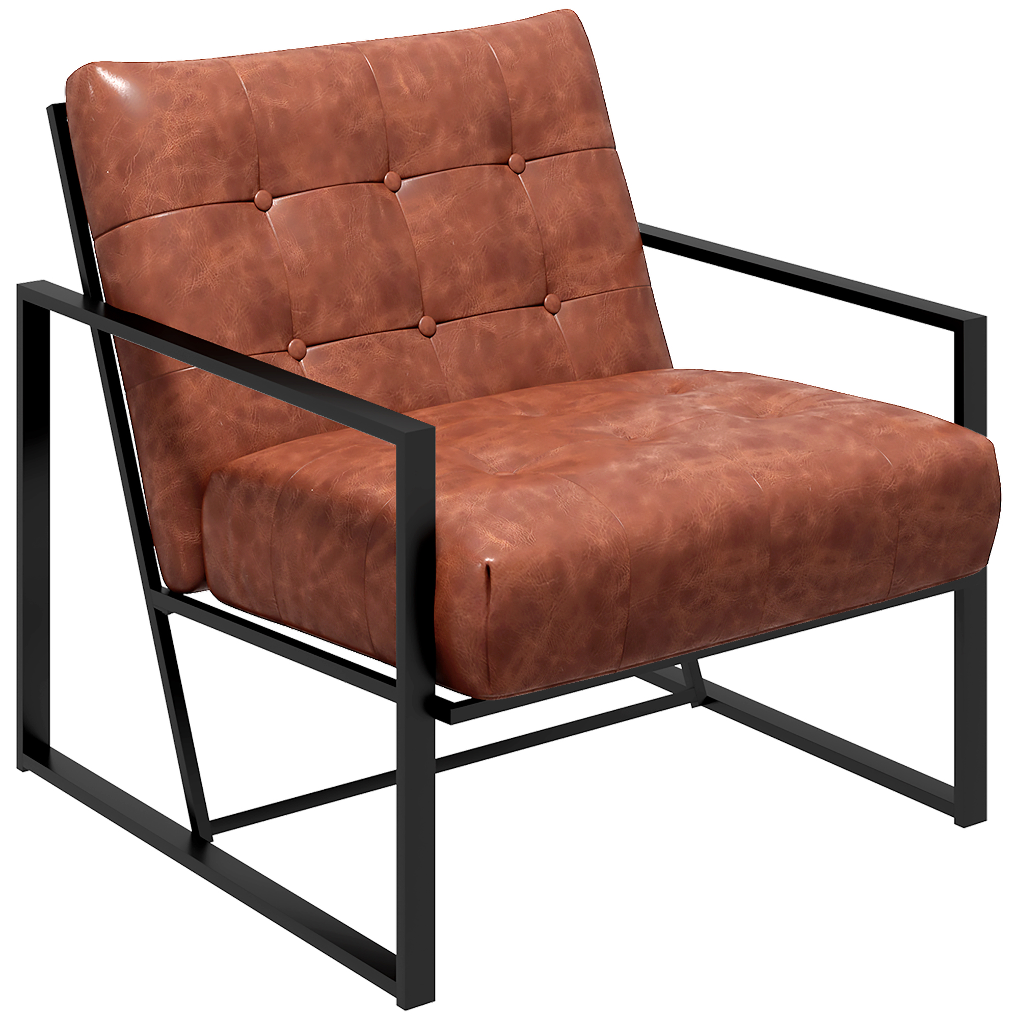 HOMCOM Lounge-Sessel Chesterfield Relaxsessel mit gepolsterter Sitz- und Rü günstig online kaufen