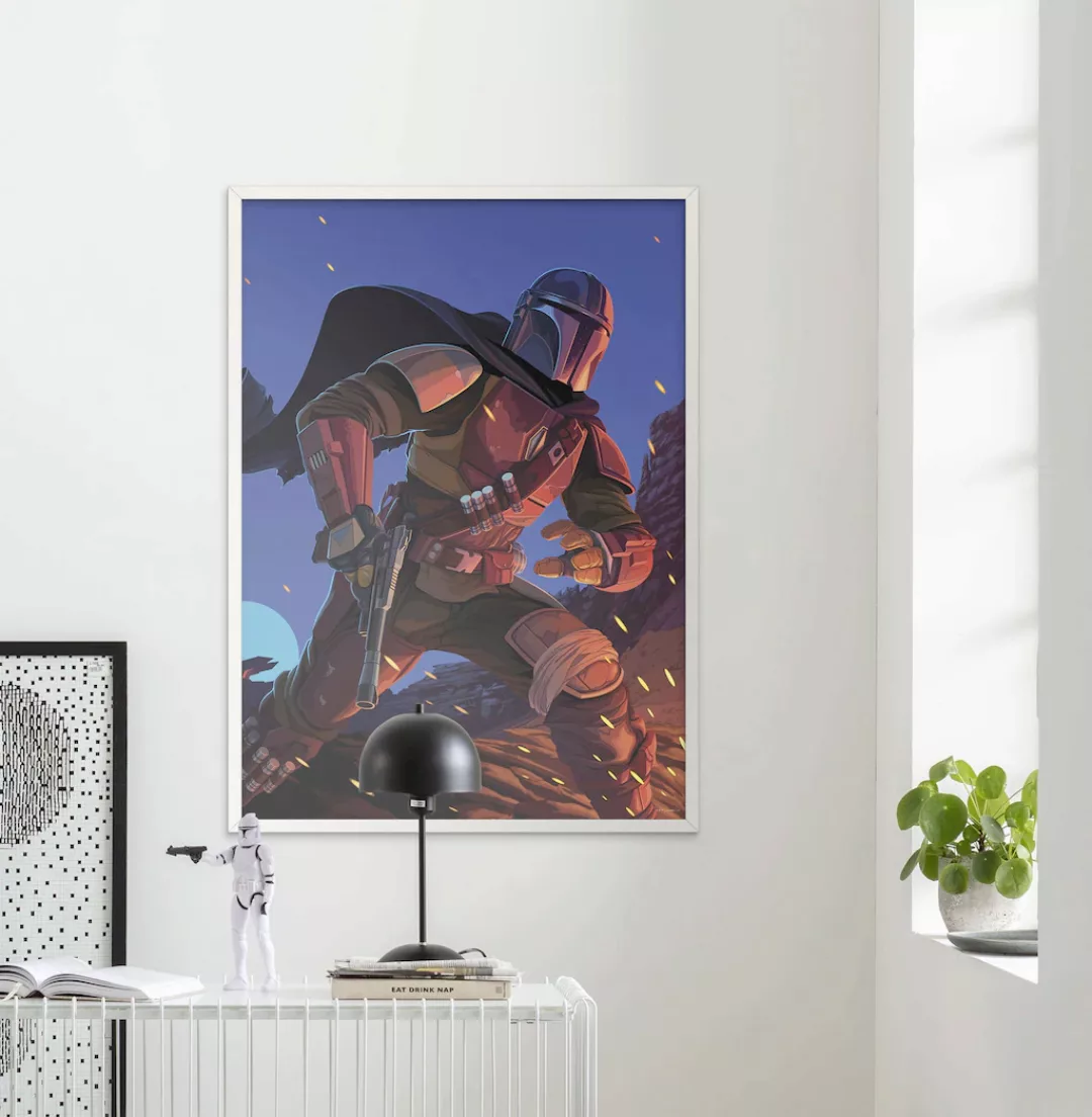 Komar Bild "Mandalorian Ambush", Disney-Star Wars, (1 St.), Wandbild zur De günstig online kaufen