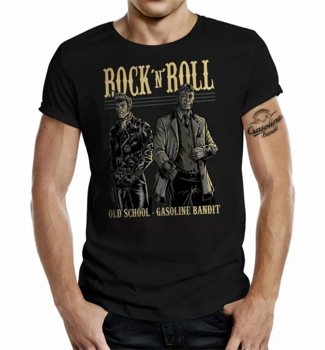 GASOLINE BANDIT® T-Shirt für Rockabilly Fans: Oldschool Rock 'n' Roll günstig online kaufen