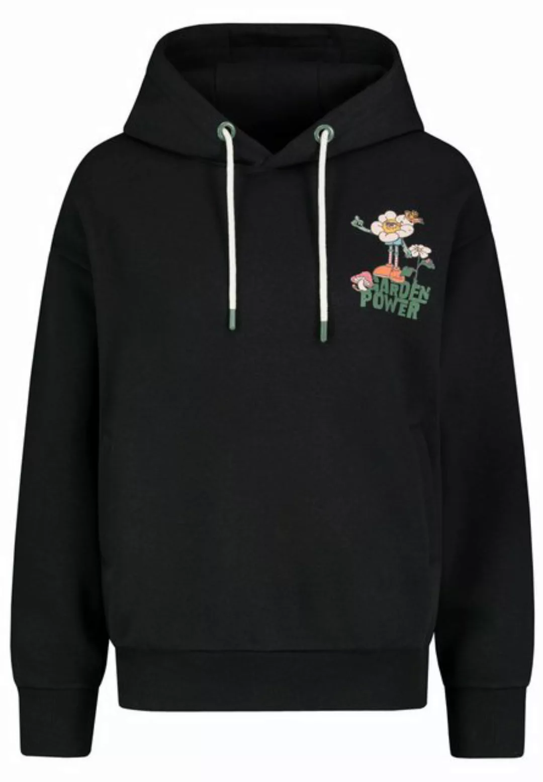 SUBLEVEL Kapuzenpullover mit Sommer-Backprint und Kapuze günstig online kaufen