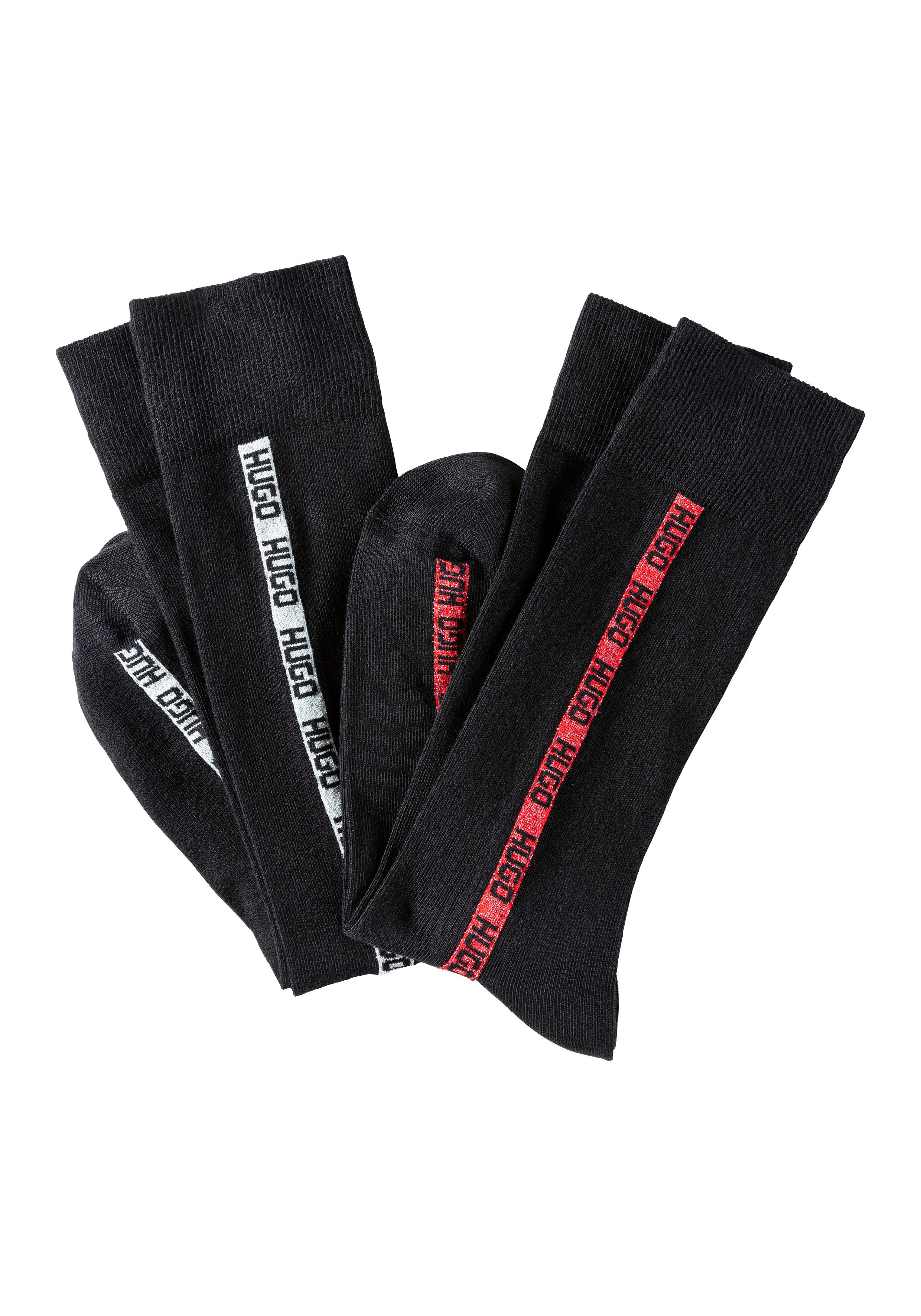 HUGO Freizeitsocken 2P RS GIFT LUREX günstig online kaufen