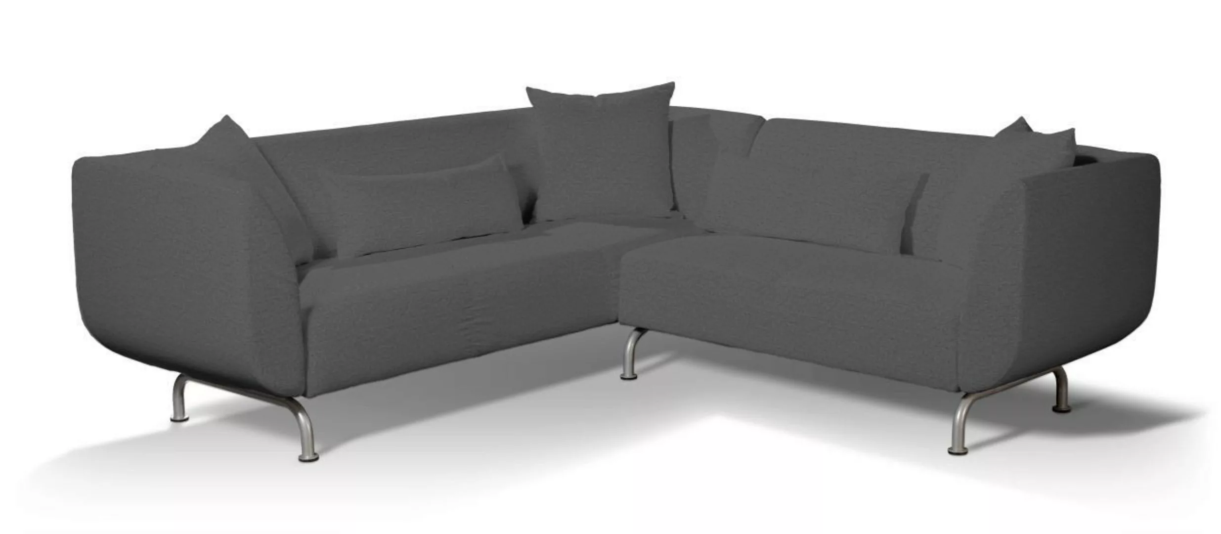 Bezug für Strömstad 3+2-Sitzer Sofa, dunkelgrau, Bezug für Stromstad 3+2-si günstig online kaufen