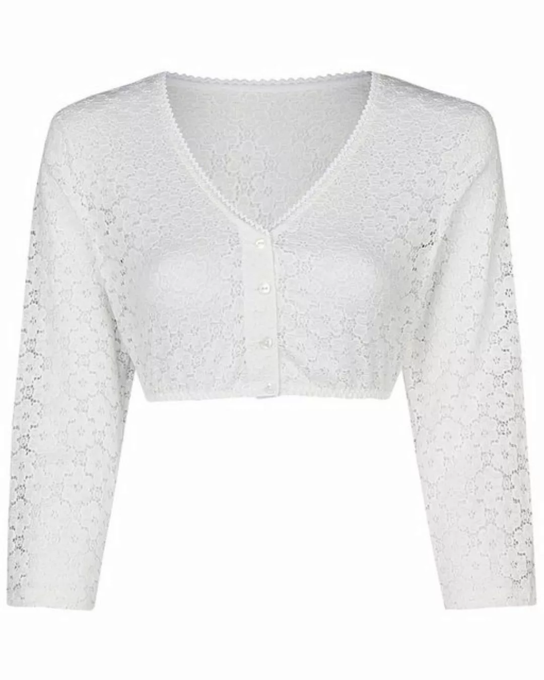 Nina Von C. Dirndlbluse 3/4 Arm 'Riley' Bio Baumwolle 40471327, Weiß günstig online kaufen