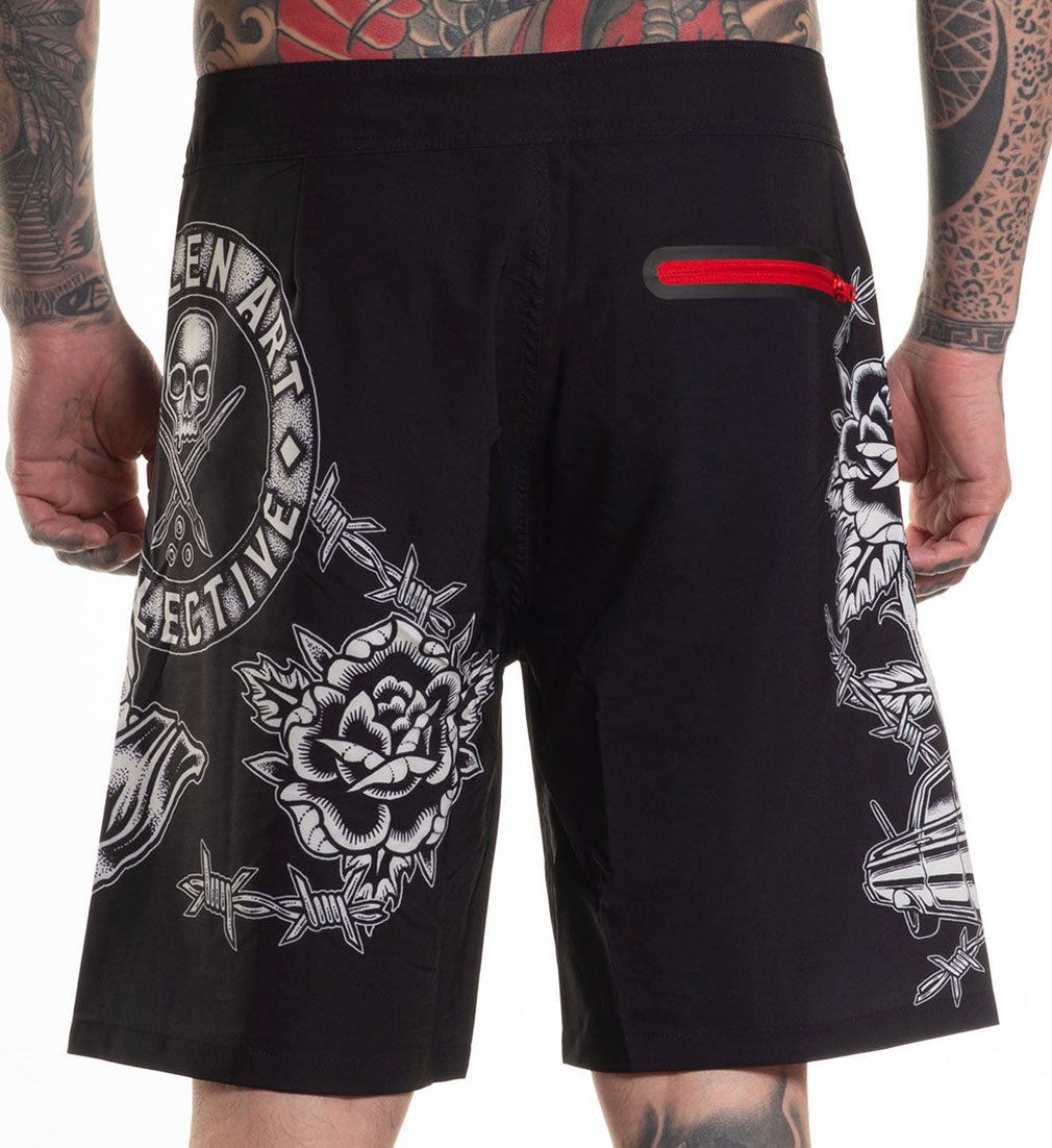 Sullen Clothing Boardshorts Main St Tattoo günstig online kaufen