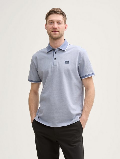 TOM TAILOR Poloshirt Piqué Poloshirt mit Logo-Label günstig online kaufen