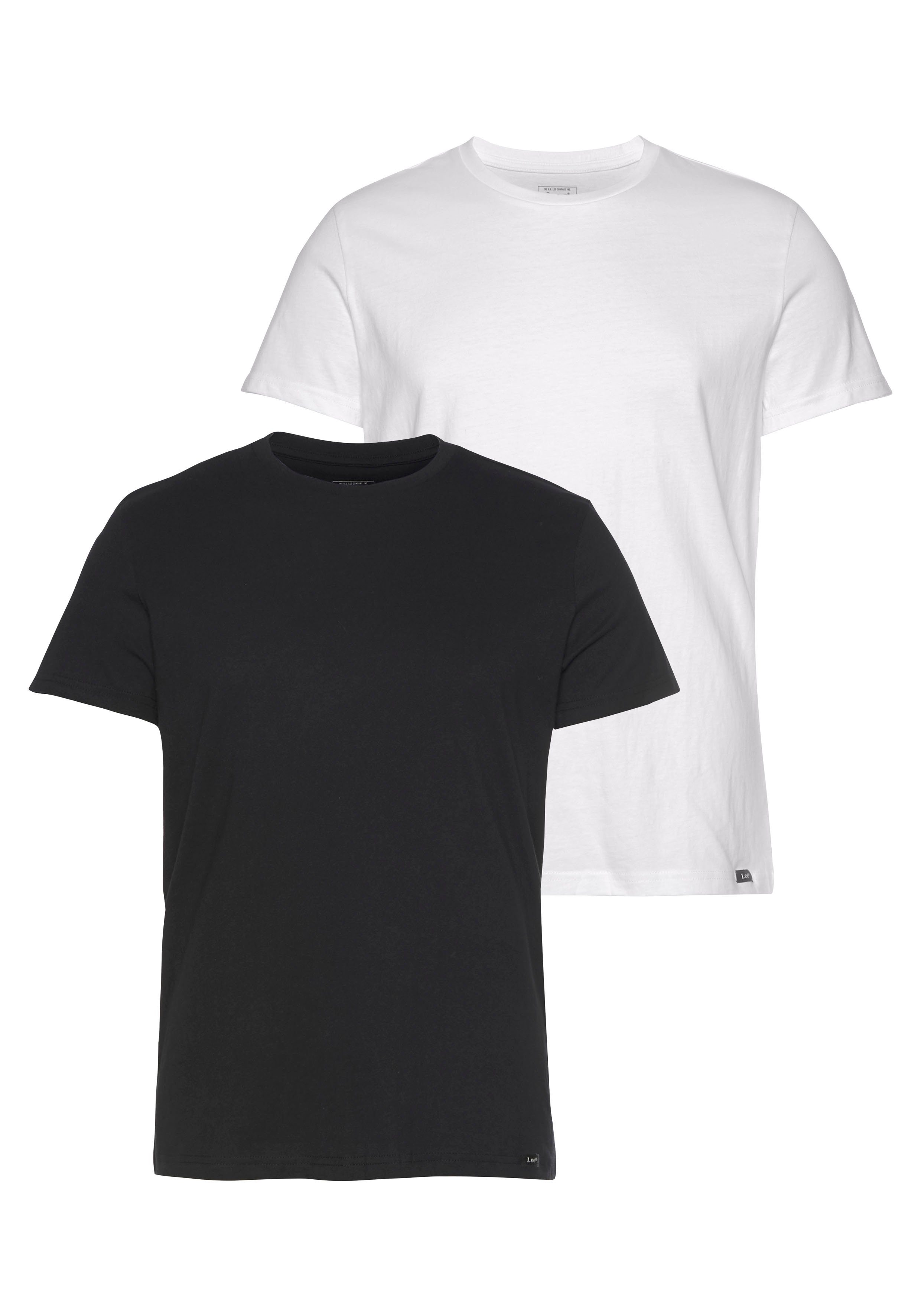 Lee® T-Shirt (Set, 2-tlg) in schmaler günstig online kaufen