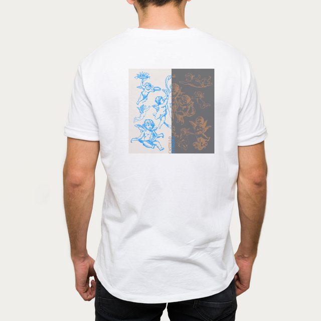 queence Kurzarmshirt Heaven and Hell (1-tlg) mit coolem Print-Muster günstig online kaufen