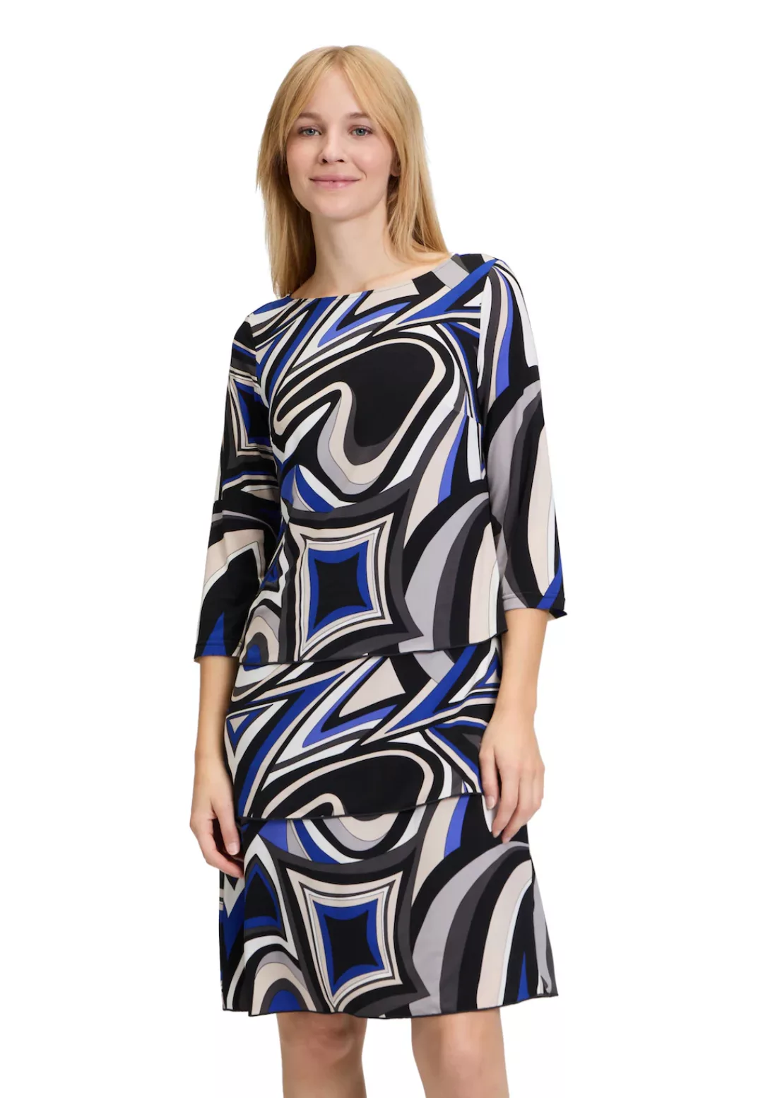 Betty Barclay Sommerkleid "Betty Barclay Stufenkleid mit 3/4 Arm", Druck günstig online kaufen