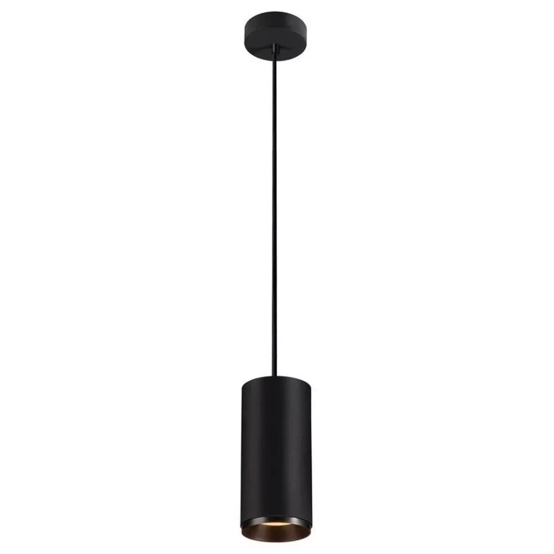 LED Pendelleuchte Numinos in Schwarz 28W 2440lm 2700K 24° günstig online kaufen