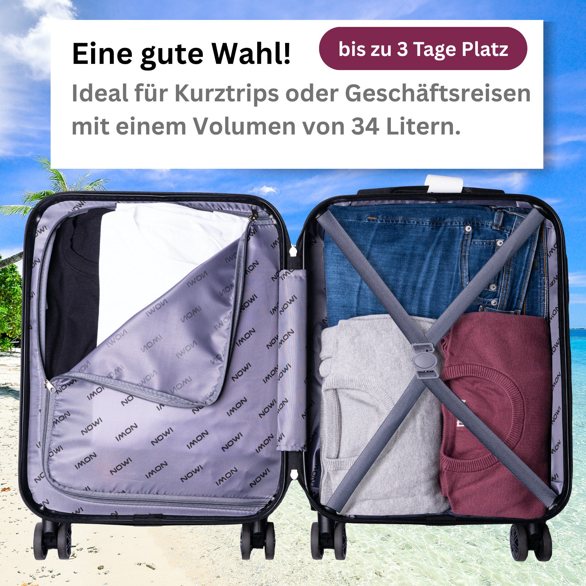 NOWI Hartschalen-Trolley Koffer M–XL & Set günstig online kaufen