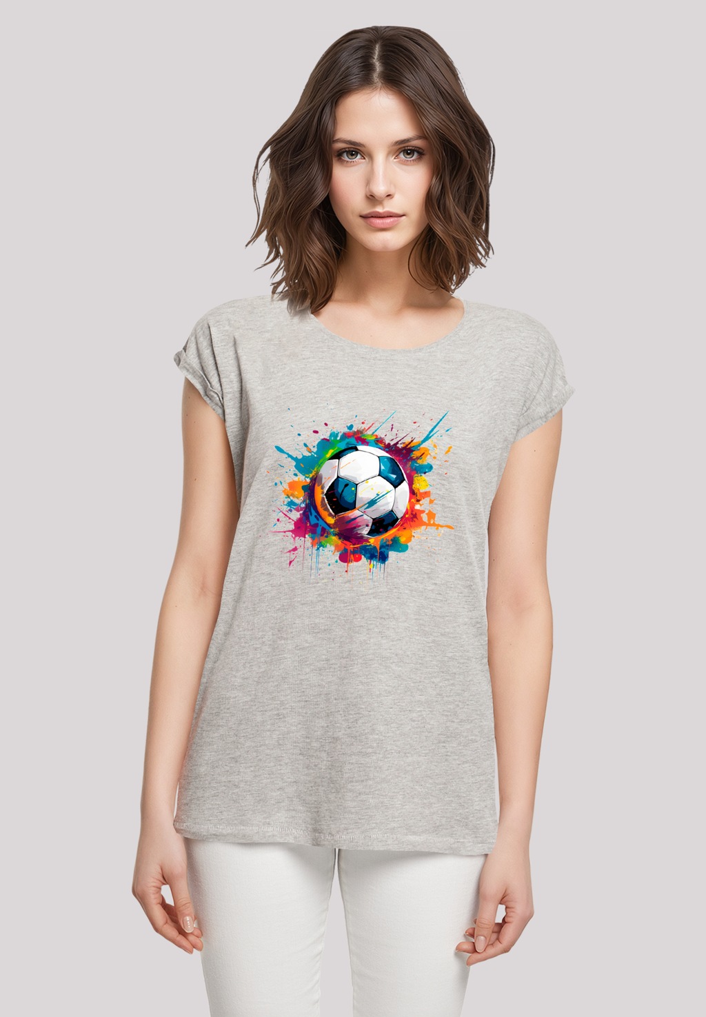 F4NT4STIC T-Shirt "Bunte Fußball Grafik", Premium Qualität günstig online kaufen