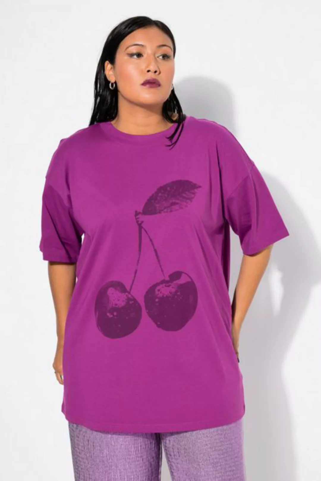 Studio Untold T-Shirt Bigshirt oversized Cherry-Print günstig online kaufen