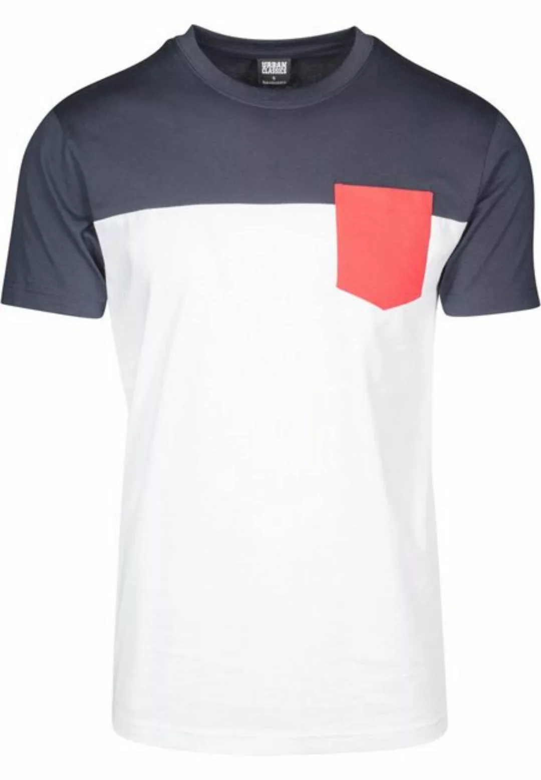 URBAN CLASSICS T-Shirt Urban Classics Herren 3-Tone Pocket Tee (1-tlg) günstig online kaufen