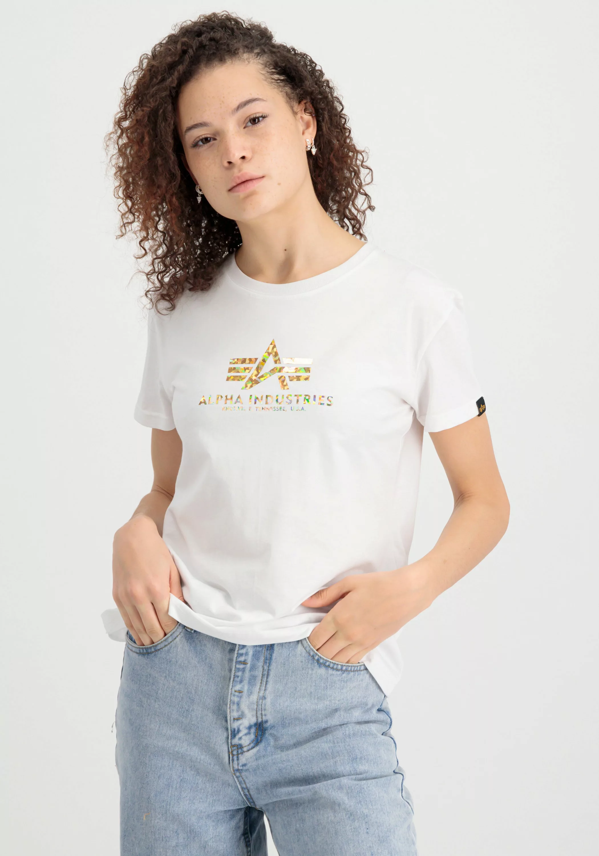 Alpha Industries T-Shirt "ALPHA INDUSTRIES Women - T-Shirts New Basic T Hol günstig online kaufen