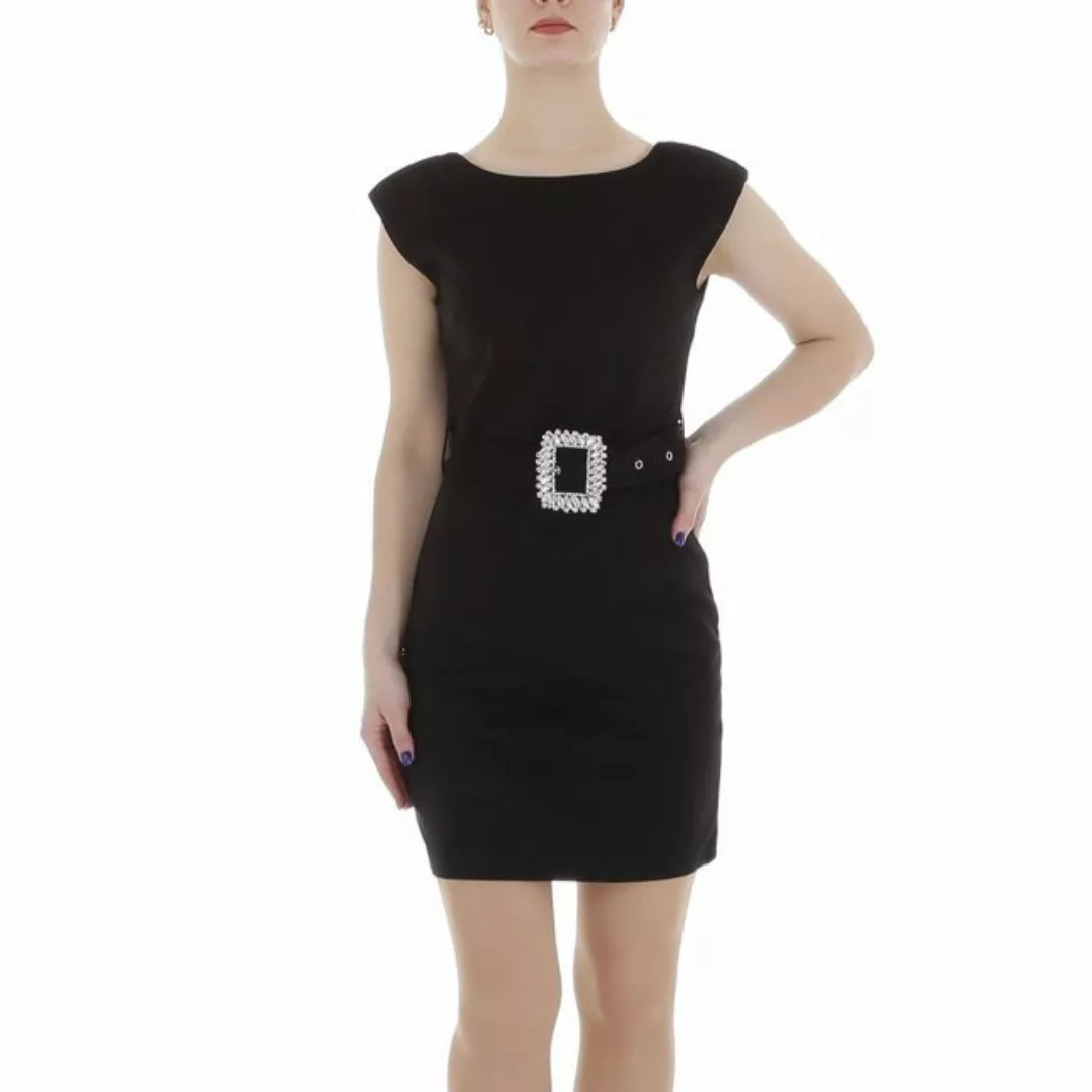 Ital-Design Minikleid Damen Elegant (86099036) Strass Stretch Samtoptik Min günstig online kaufen