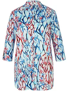 Long-Bluse 3/4-Arm Anna Aura blau günstig online kaufen