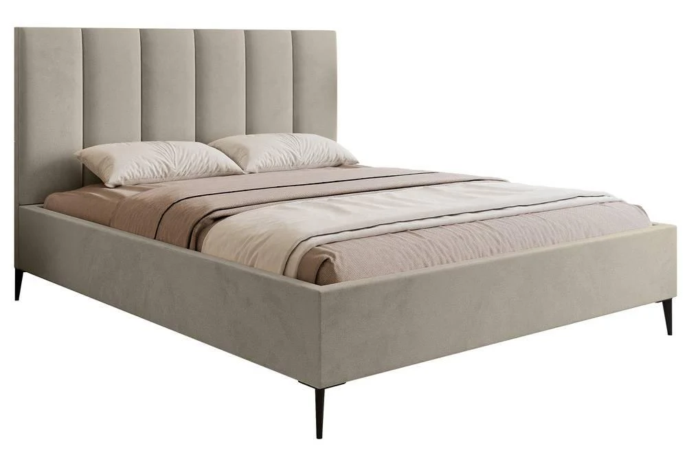 NADUVI Collection | Bettgestell Carolina mit Staufach Samt 180x200 günstig online kaufen