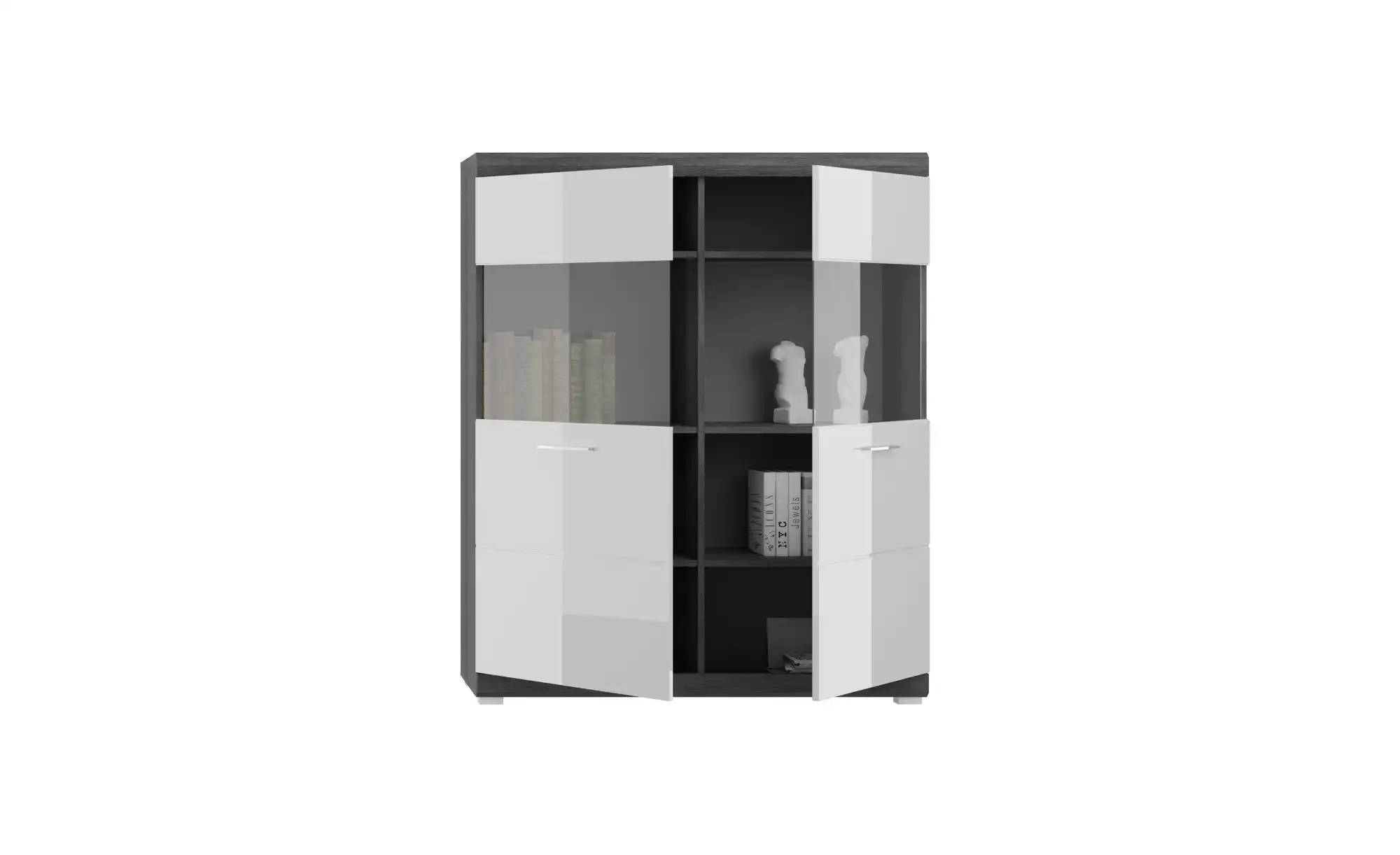 Highboard ¦ weiß ¦ Maße (cm): B: 113 H: 139 Kommoden & Sideboards > Highboa günstig online kaufen