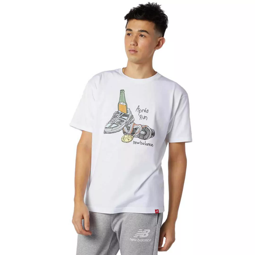 New Balance Essentials Victory Kurzarm T-shirt XL White günstig online kaufen