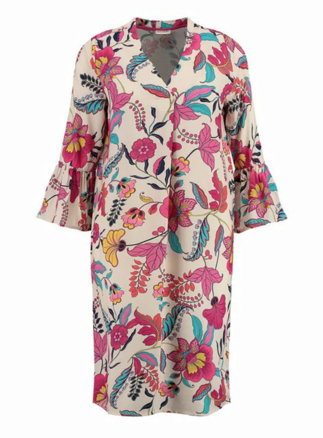 Key Largo Druckkleid Damen Viskosekleid WD FLOWER (1-tlg) günstig online kaufen