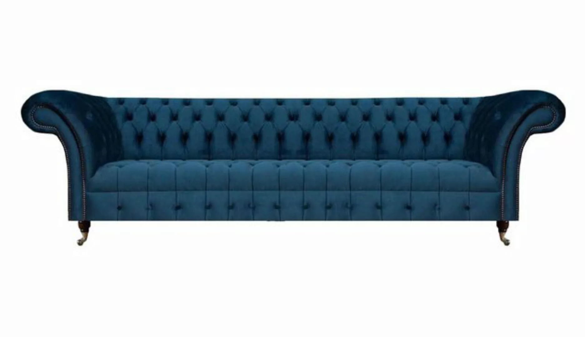 Xlmoebel Sofa Neues Wohnzimmer-Sitzmöbel in Blau: Viersitzer, Hergestellt i günstig online kaufen