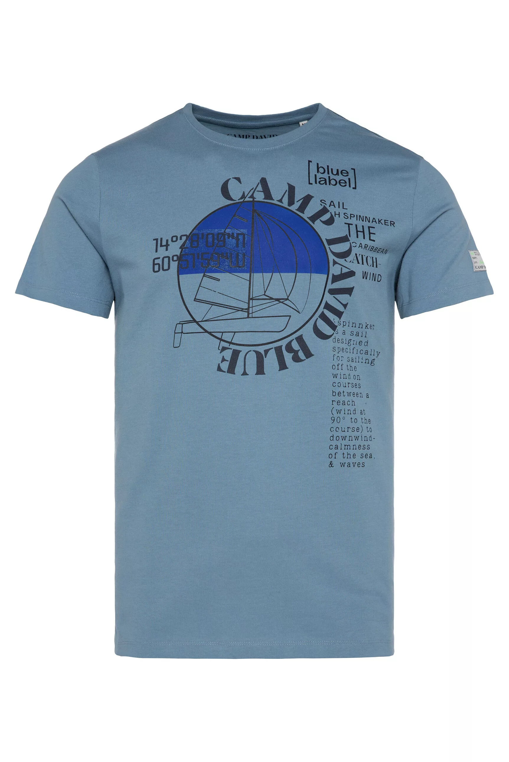 CAMP DAVID Rundhalsshirt, aus Baumwolle günstig online kaufen