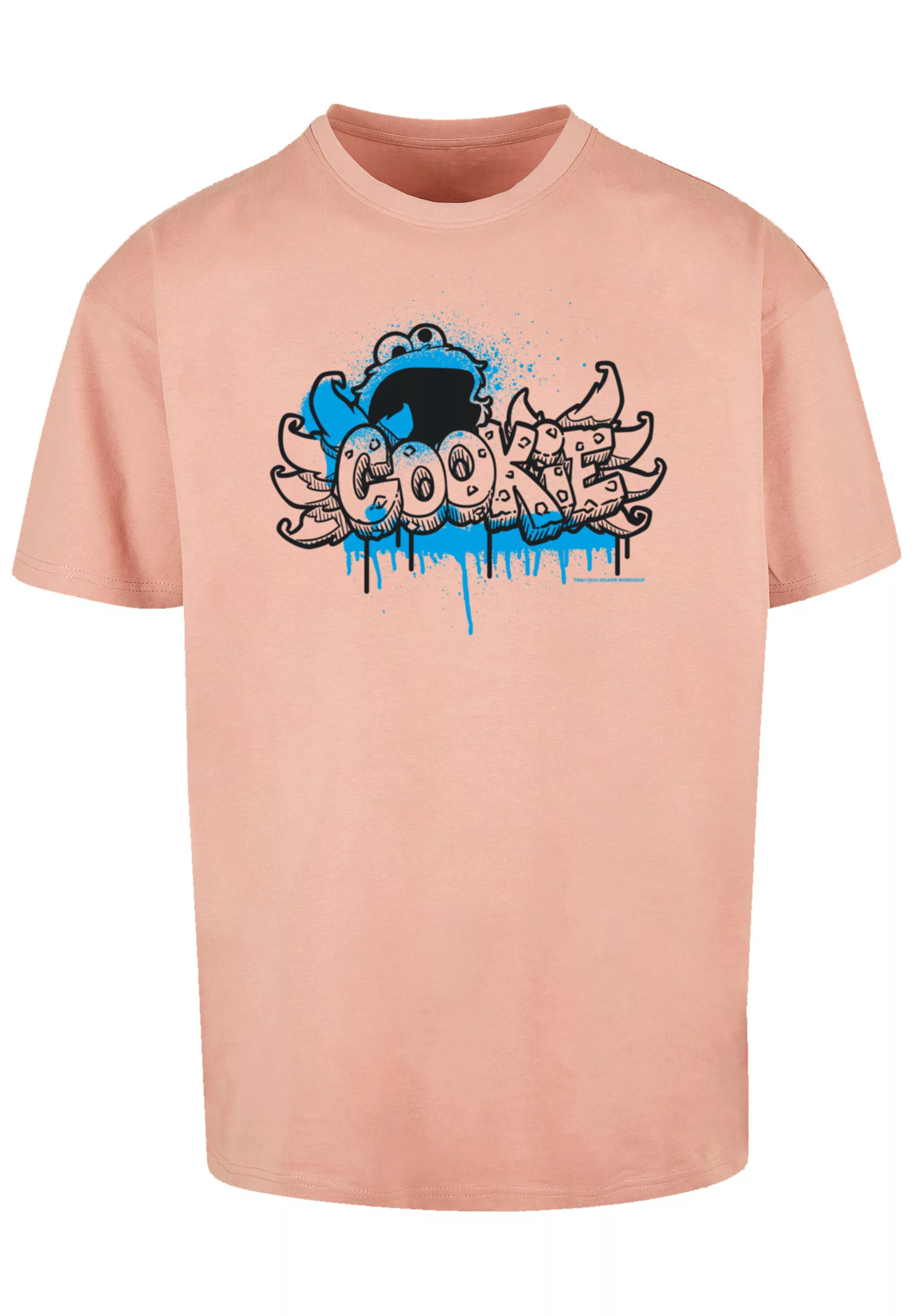 F4NT4STIC T-Shirt "Sesamstraße Cookie Fingers Graffiti", Premium Qualität, günstig online kaufen