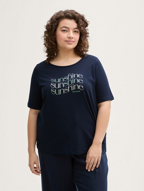 TOM TAILOR PLUS T-Shirt Plus Size - T-Shirt mit Print günstig online kaufen