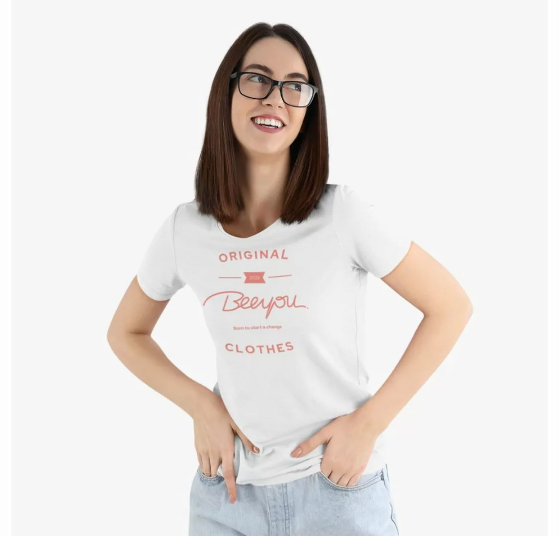 Beeyou. Clothes T-Shirt VALORA - T-Shirt Straight Fit vegan und aus 100% Bi günstig online kaufen