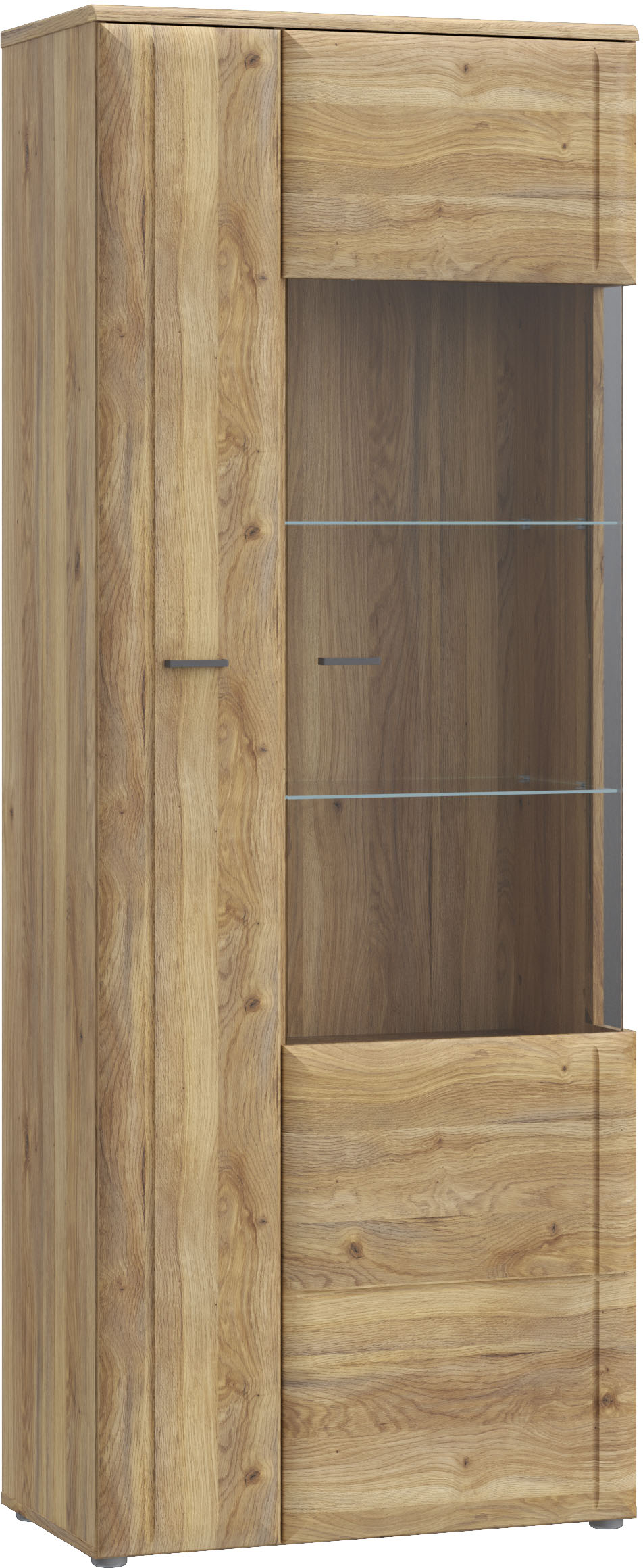 FORTE Vitrine "Akinori", Highboardvitrine, Glastüre, Soft Close, MDF Front, günstig online kaufen