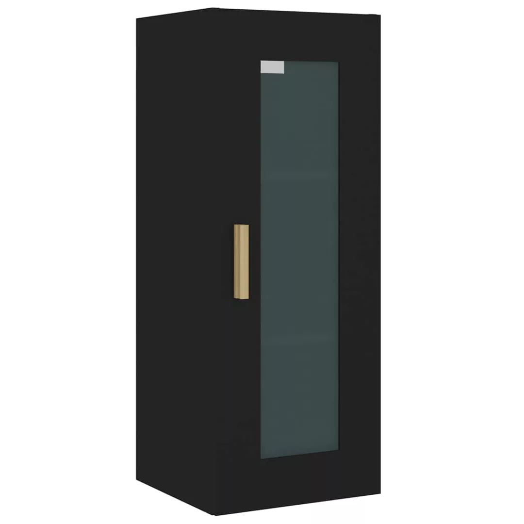 Vidaxl Hängeschrank Schwarz 34,5x34x90 Cm günstig online kaufen