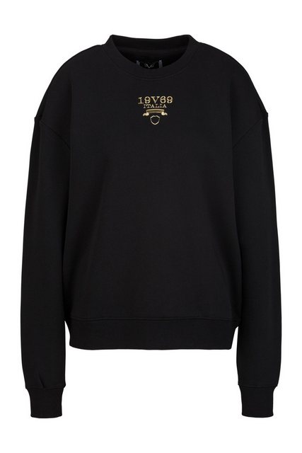 19V69 Italia by Versace Sweatshirt BONNIE GOLD LOGO SWEATSHIRT R-NECK günstig online kaufen