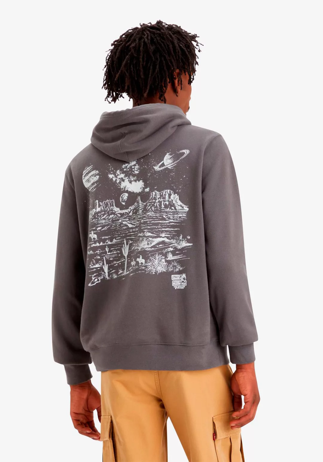 Levi's® Kapuzensweatshirt STANDARD GRAPHIC HOODIE BLACKS günstig online kaufen