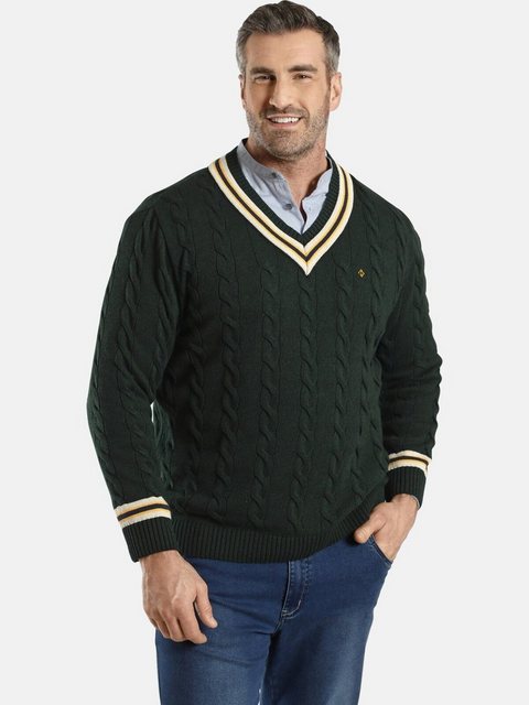 Charles Colby Strickpullover DUKE RONALD mit angesagtem Zopfmuster günstig online kaufen