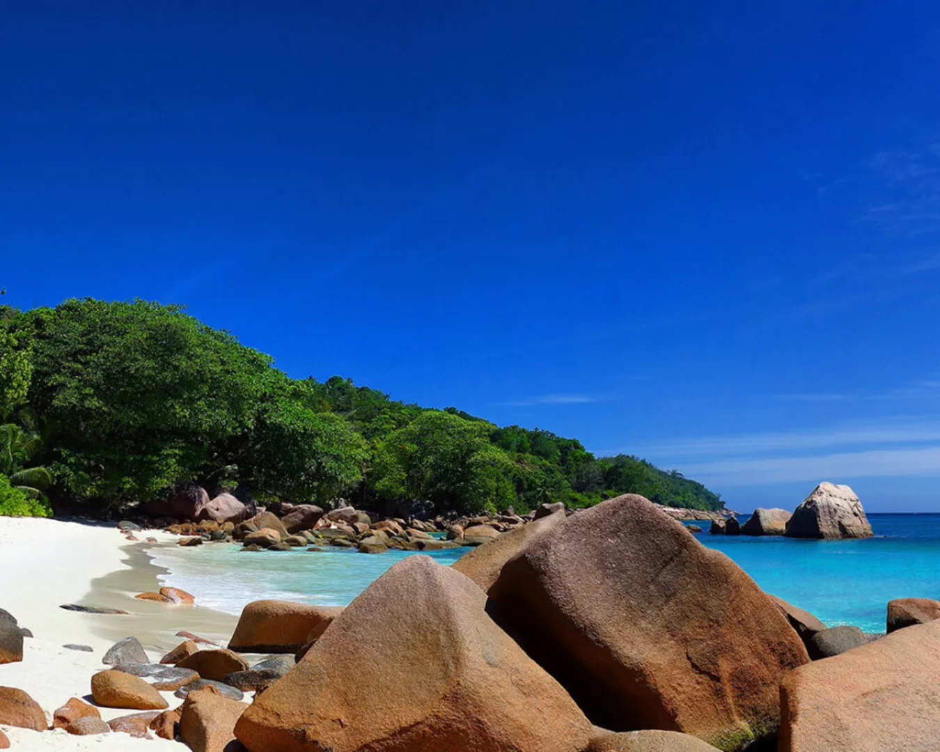 Fototapete "Felsen Strand" 4,00x2,50 m / Strukturvlies Klassik günstig online kaufen