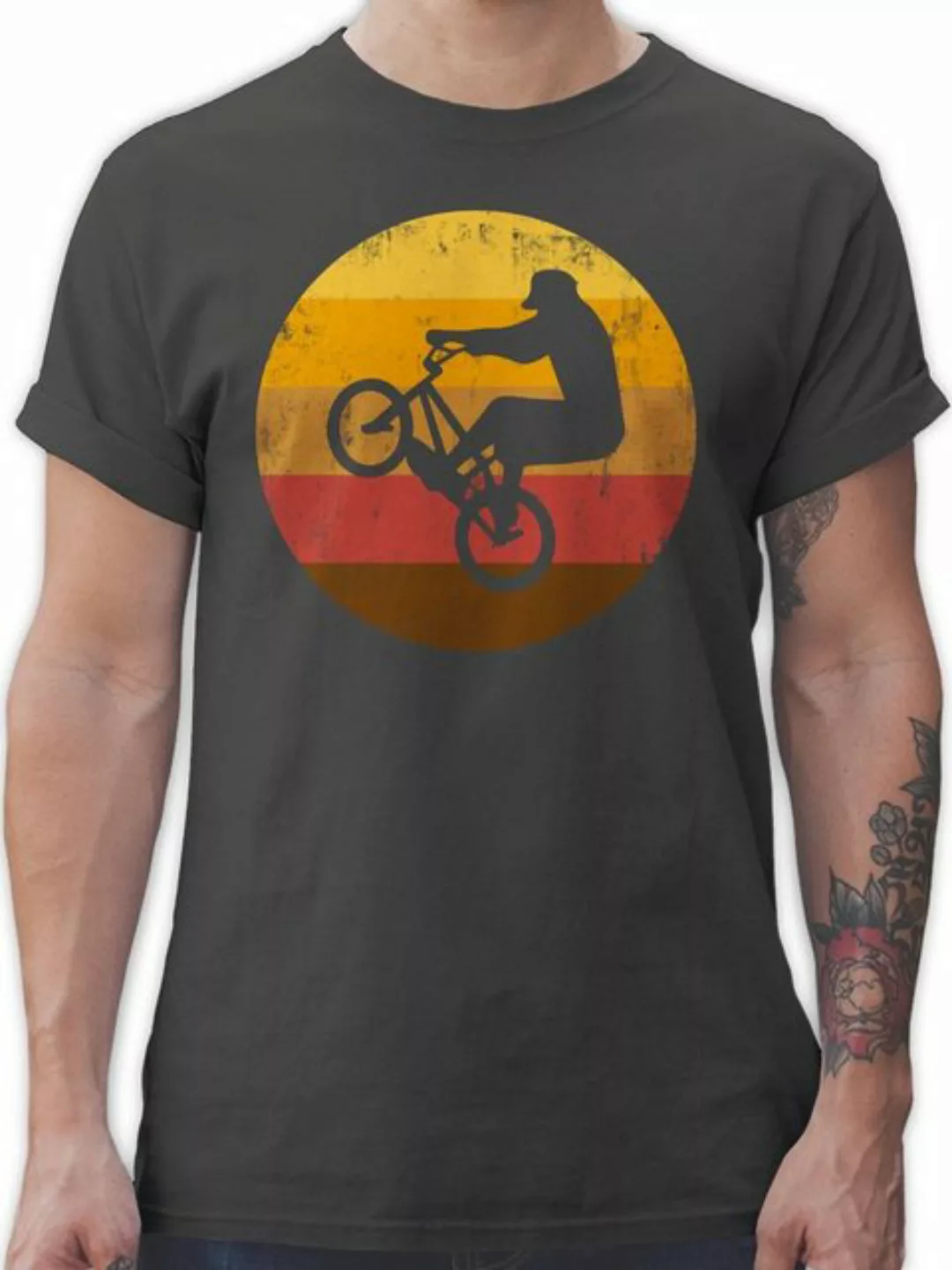 Shirtracer T-Shirt BMX Jump I Geschenk BMX Fahrer I BMX Fan Fahrrad Bekleid günstig online kaufen