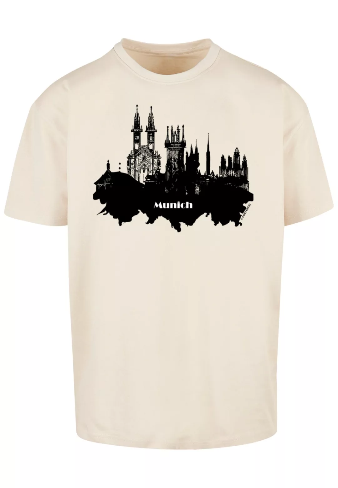 F4NT4STIC T-Shirt "Cities Collection - Munich skyline", Print günstig online kaufen