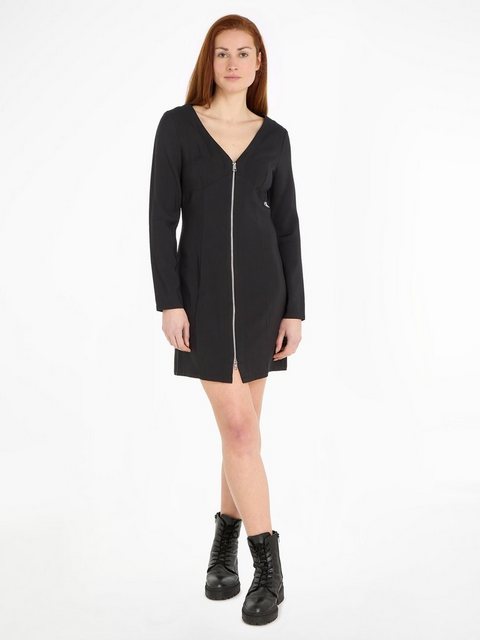 Calvin Klein Jeans Blusenkleid LONG SLEEVE ZIPPED MINI DRESS günstig online kaufen