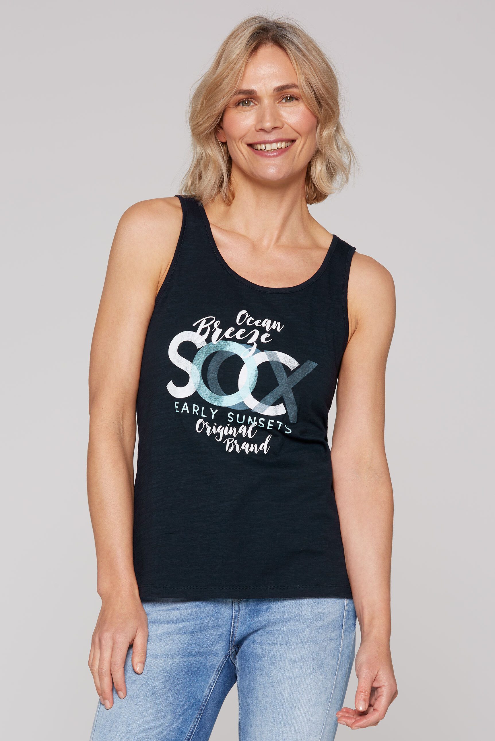 SOCCX Tanktop, aus Baumwolle günstig online kaufen