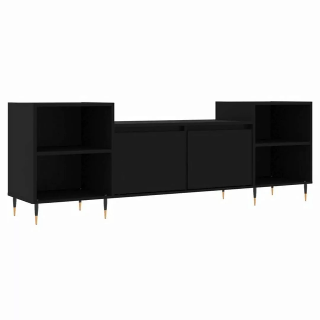 VidaXL TV-Schrank Schwarz 160x35x55 cm Holzwerkstoff  Modell 4 günstig online kaufen