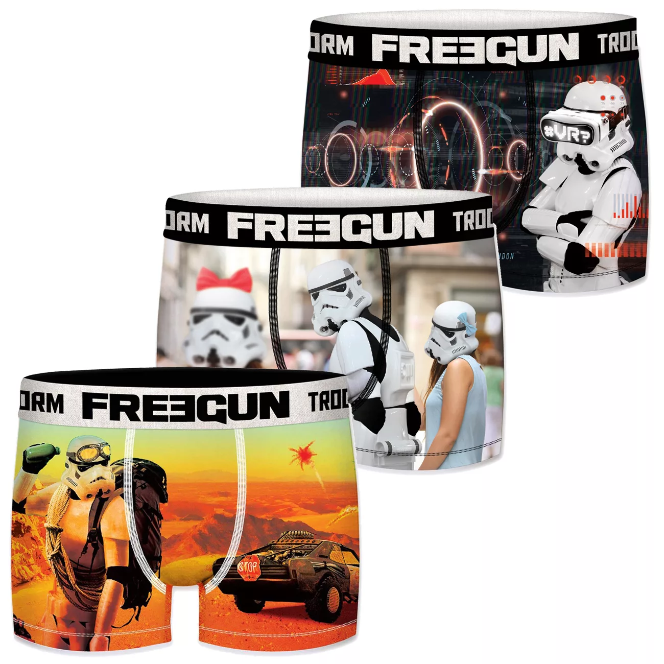 Freegun Star Wars Herren Boxershorts Funny Stormtrooper Krieg der Sterne Me günstig online kaufen